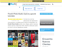 Tablet Screenshot of picsartapp.com